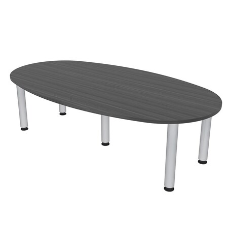 Skutchi Designs 45.25 in W, 84 in L, 29 in H, Engineered Wood Top, Grey HAR-BOVL-46X84-PT-AN